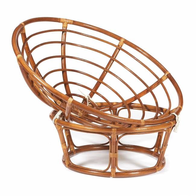 Кресло PAPASAN/ПАПАСАН 23/01 W /без подушки/ 115х101х104 см, Pecan (орех) Pecan (орех)