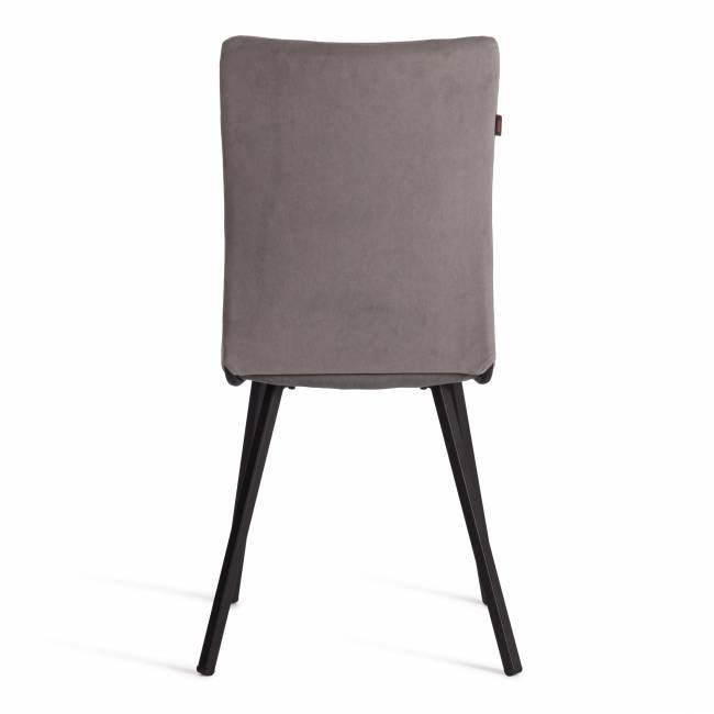 Стул обеденный La Rousse флок , серый/черный, 29, 49х50х93 серый флок Стул обеденный La Rousse флок , серый/черный, 29, 49х50х93 серый флок