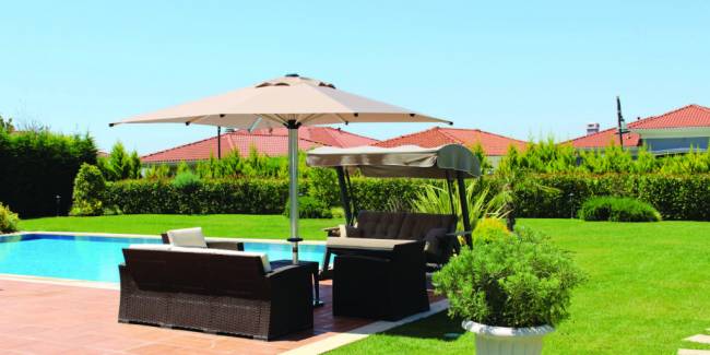 Зонт профессиональный 3.5х3.5 м Lux Telescopic Manuel 3500х3500 мм