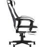Кресло игровое TopChairs Virage черно-белое