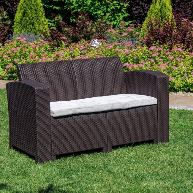 2-х местный диван LANA LUX коричневый 2-х местный диван LANA LUX коричневый