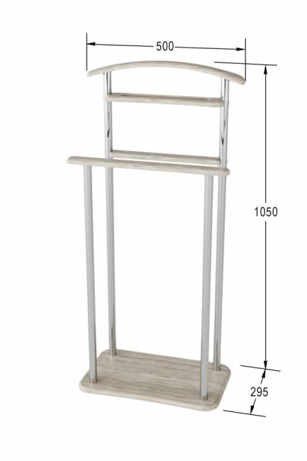 Вешалка Калифорния Элдридж, дуб беленый Вешалка Калифорния Элдридж, дуб беленый