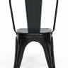 Стул LOFT CHAIR (mod. 012) / 1 шт. в упаковке металл, 45*35*85см, черный/black vintage (Комплект из 1 шт.) черный/black vintage металл