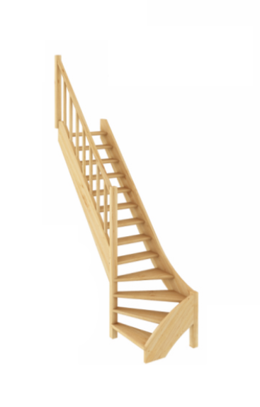 Деревянная лестница ЛС-07м/1 Деревянная лестница ЛС-07м/1