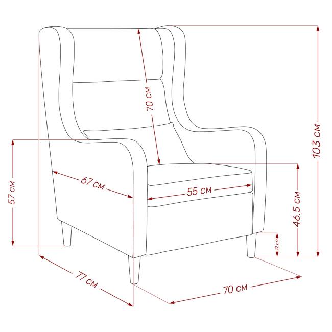Кресло Leset Хилтон Melva 06, компаньон Melva 20 Венге Кресло Leset Хилтон Melva 06, компаньон Melva 20 Венге