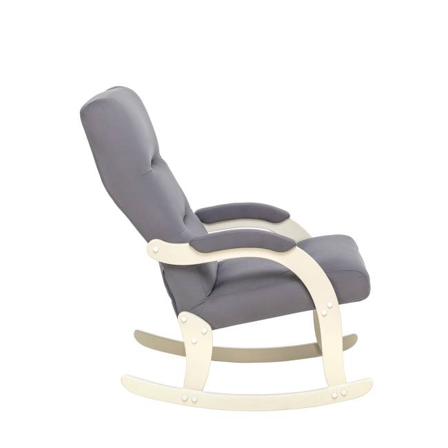 Кресло-качалка Leset Дэми Слоновая кость V32 серый Кресло-качалка Leset Дэми Слоновая кость V32 серый
